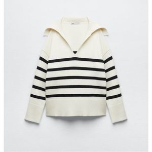 Zara Striped Knit Sweater